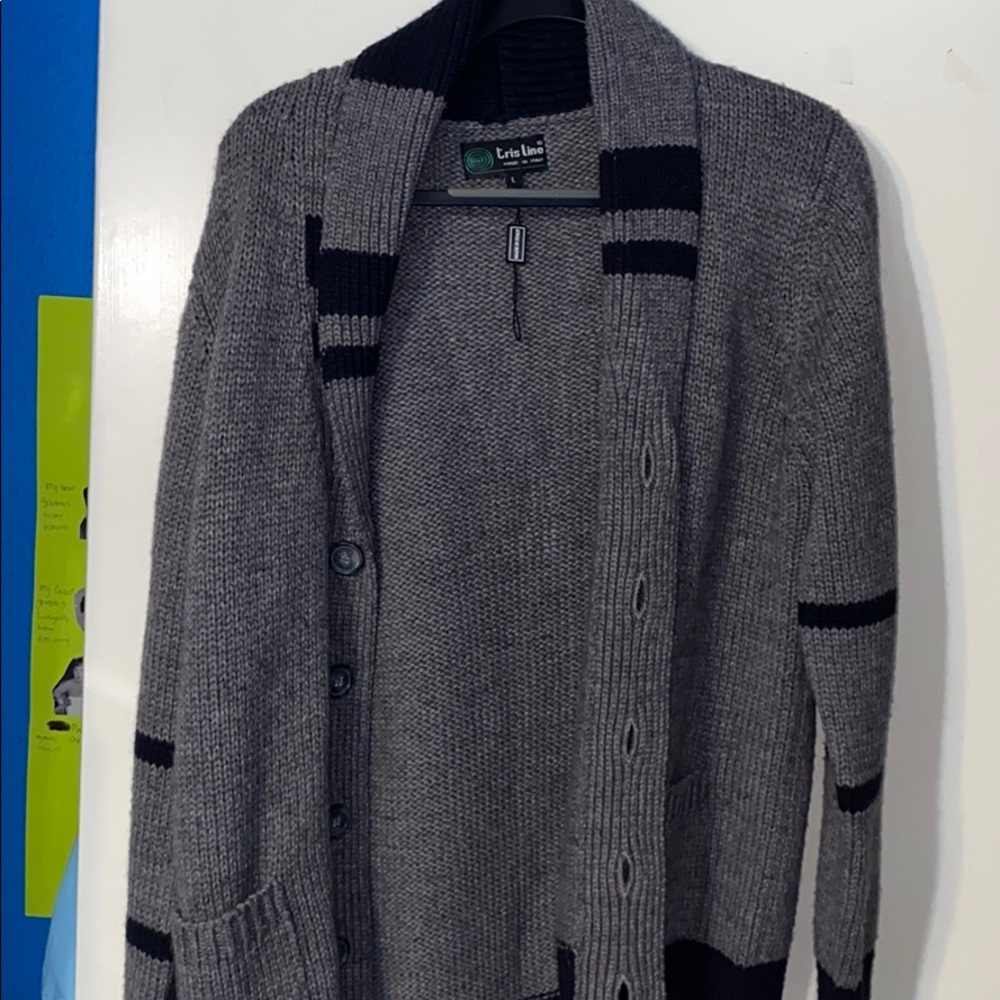 Trisline hand made Italian thick sweater.